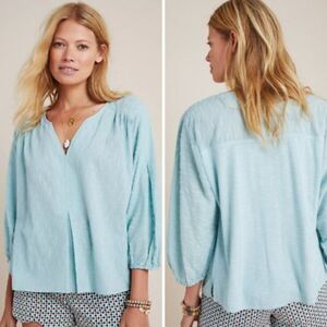 NWT Anthropologie Alvia Peasant Top | M